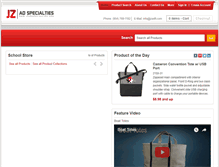 Tablet Screenshot of jzadspecialties.com